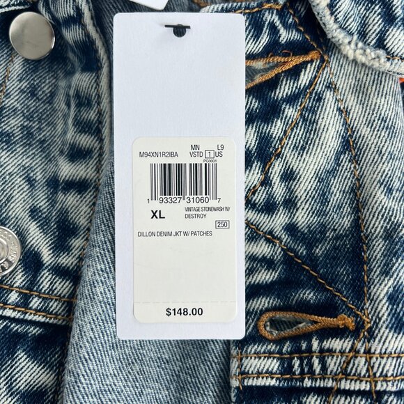 BRAND NEW DENIM JACKET: GUESS - Picture 2 of 3